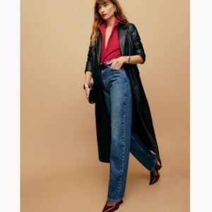 Reformation Abby High Rise Straight Jeans